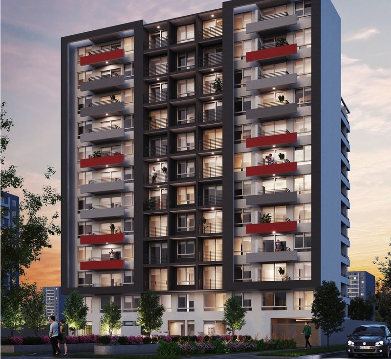Vista exterior del proyecto EDIFICIO UPPER DESIGN